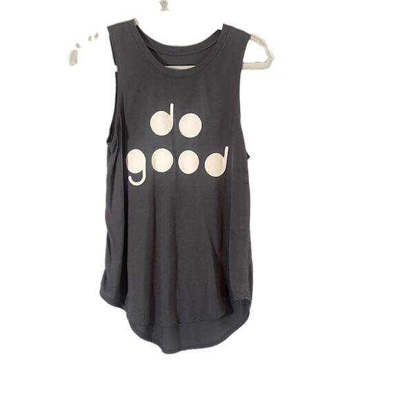 Grayson Threads Black Do Good Casual Lightweight Tank Top Women Sz L - Picture 1 of 6